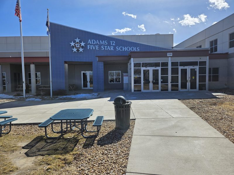 environmental shot of front of school building